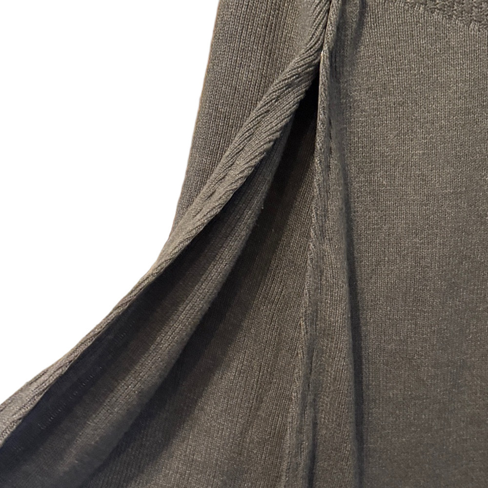 G.I.L.I Stylish Gray Sweater Poncho Cape XL/1X Snaps Mock Neck - Picture 2 of 3